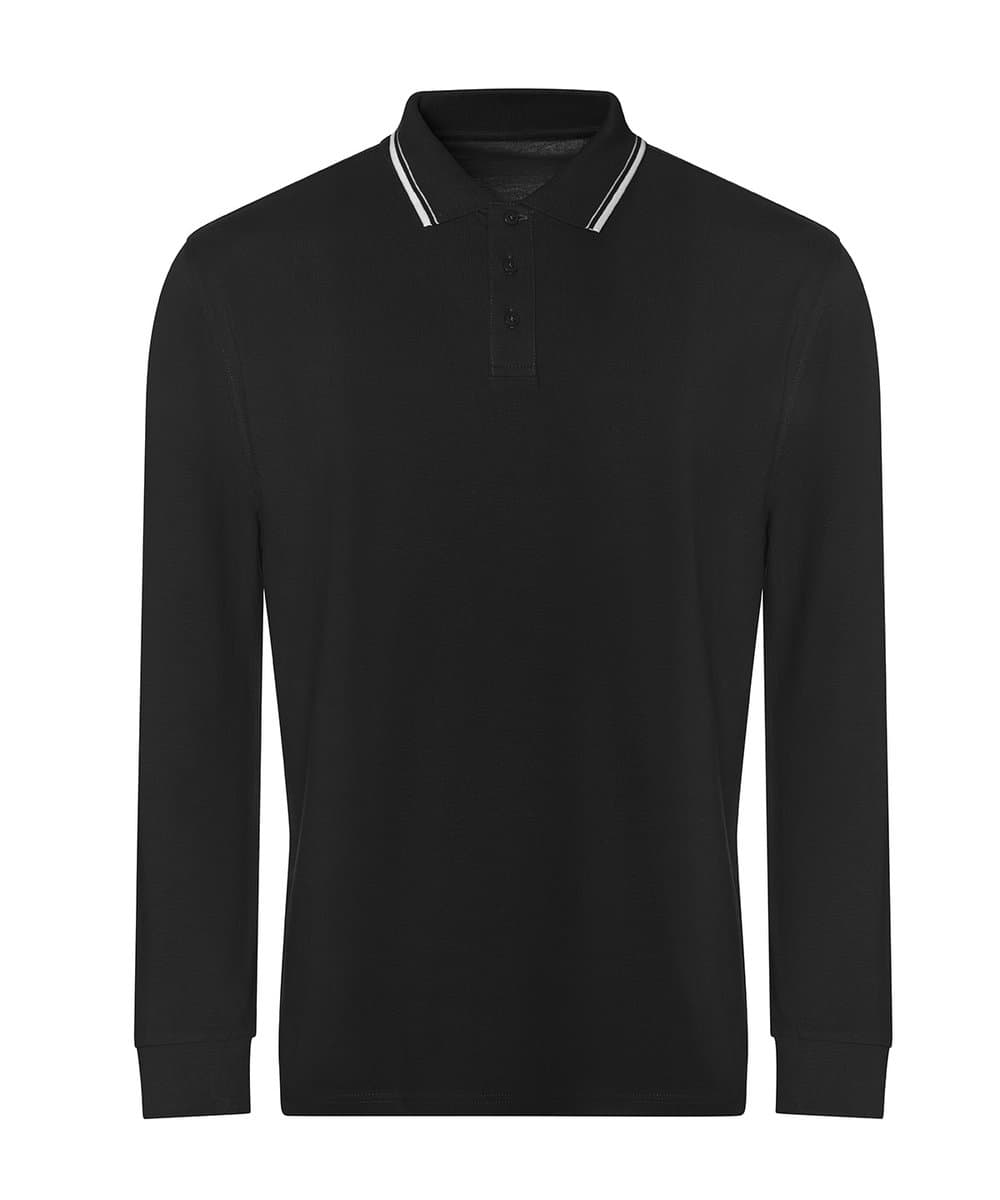 Long sleeve tipped 100 polo 2