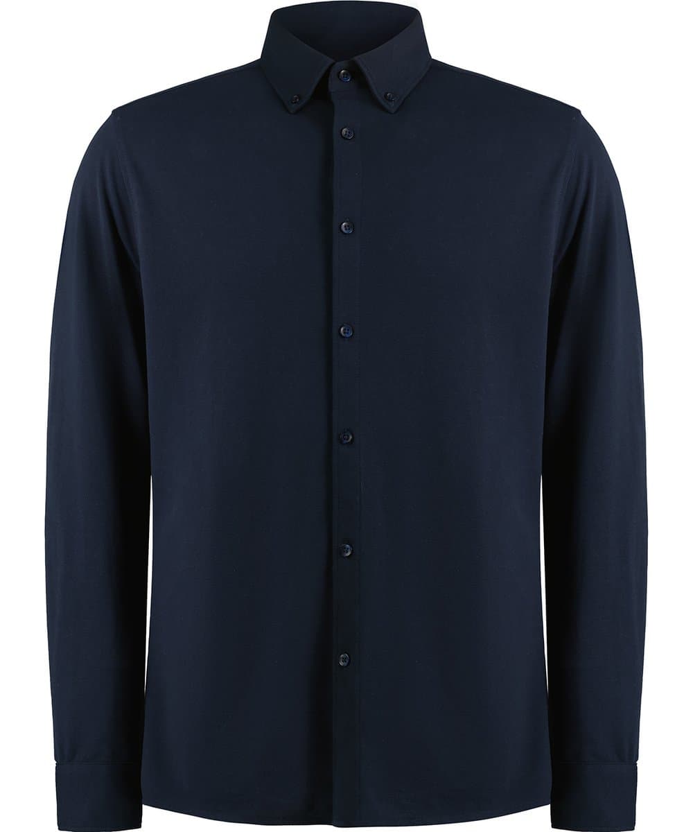 Long sleeve Superwash® 60° piqué shirt (tailored fit) 4