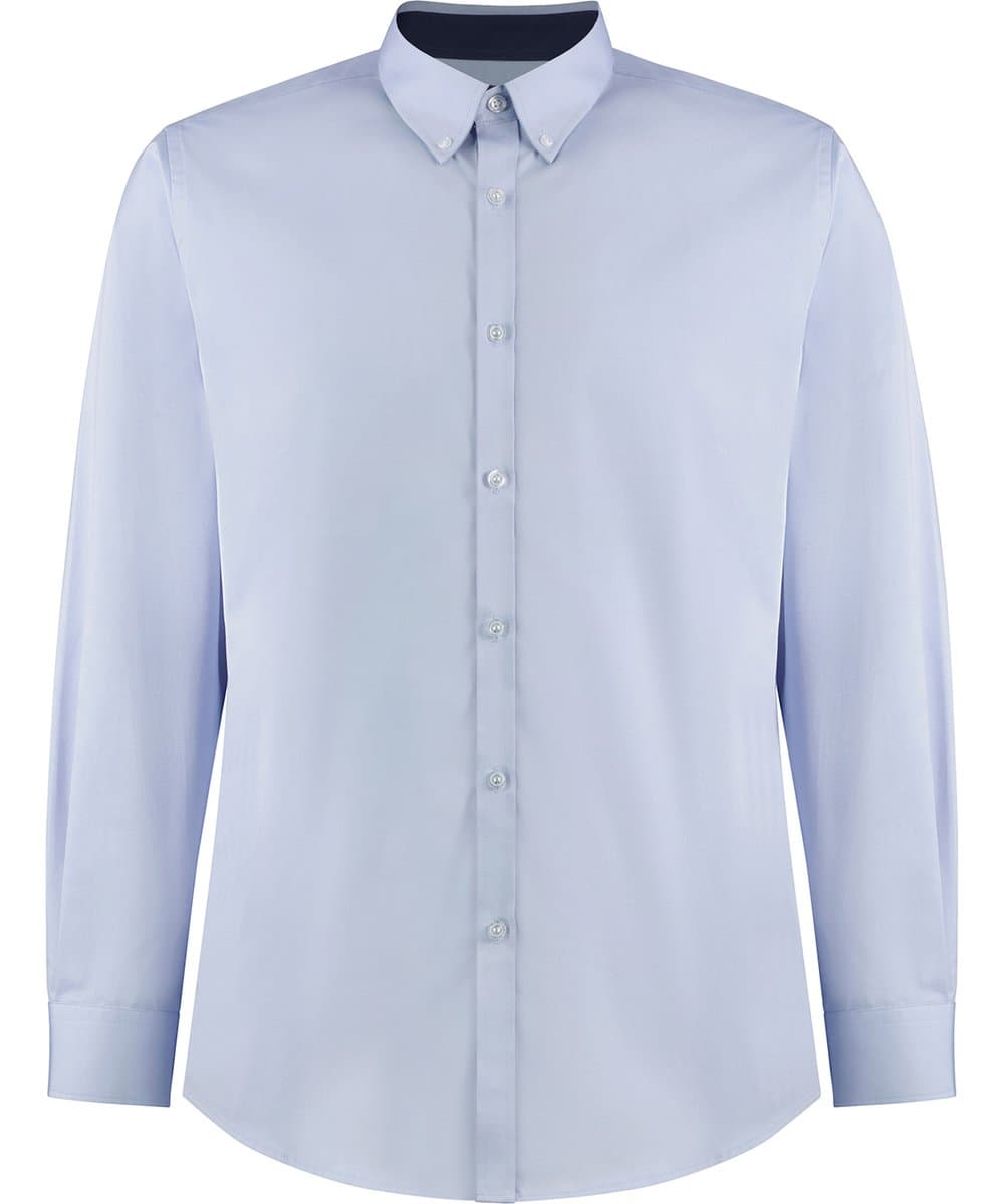 Contrast premium Oxford shirt (button-down collar) long-sleeved (tailored fit) 2