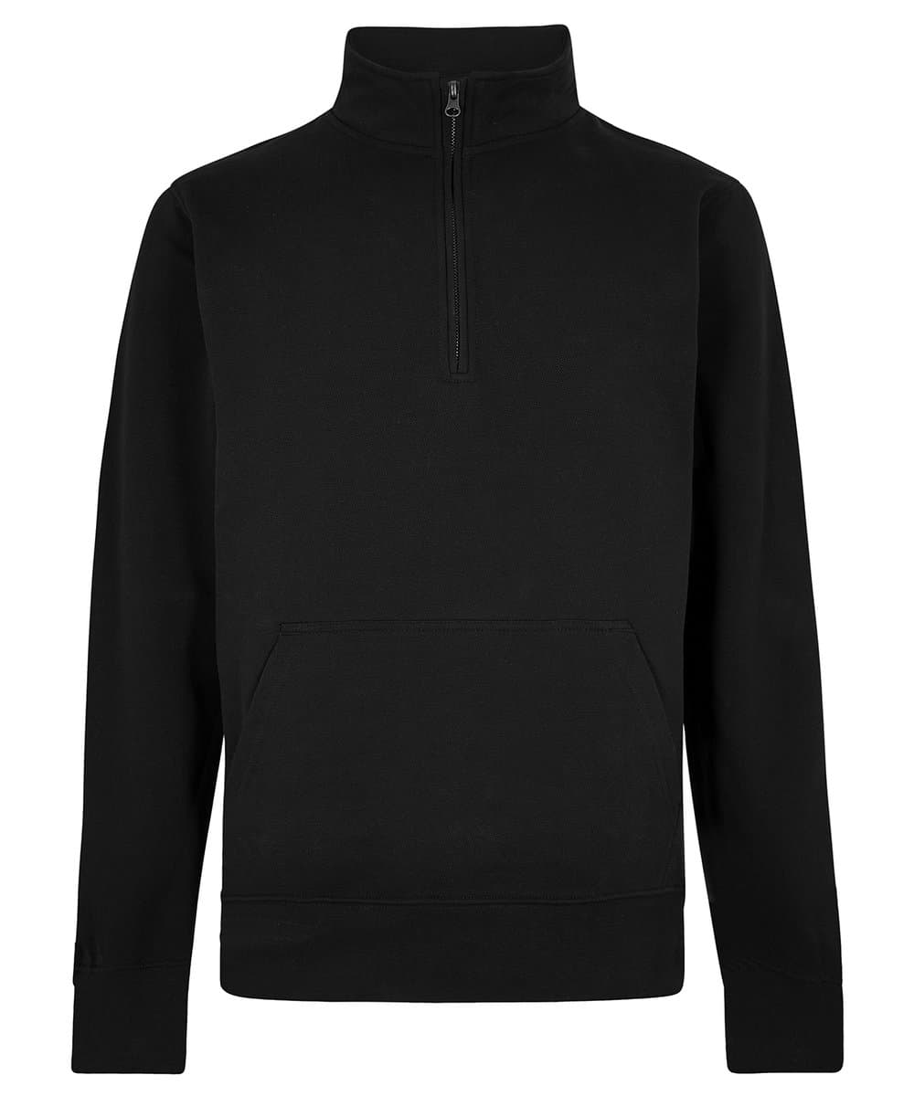 Regular fit 1/4-zip piqué sweatshirt 2