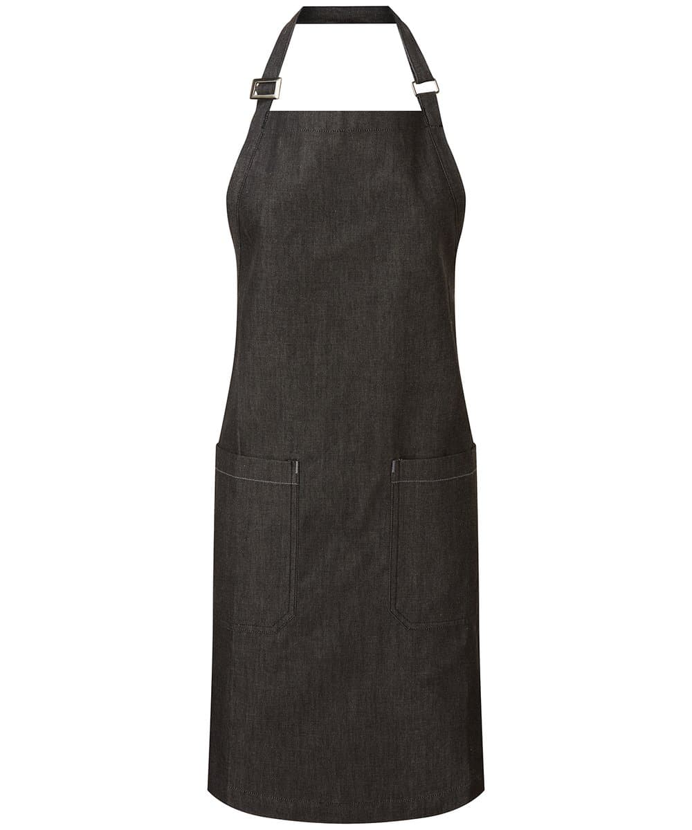 Cotton denim bib apron, organic and Fairtrade certified 3