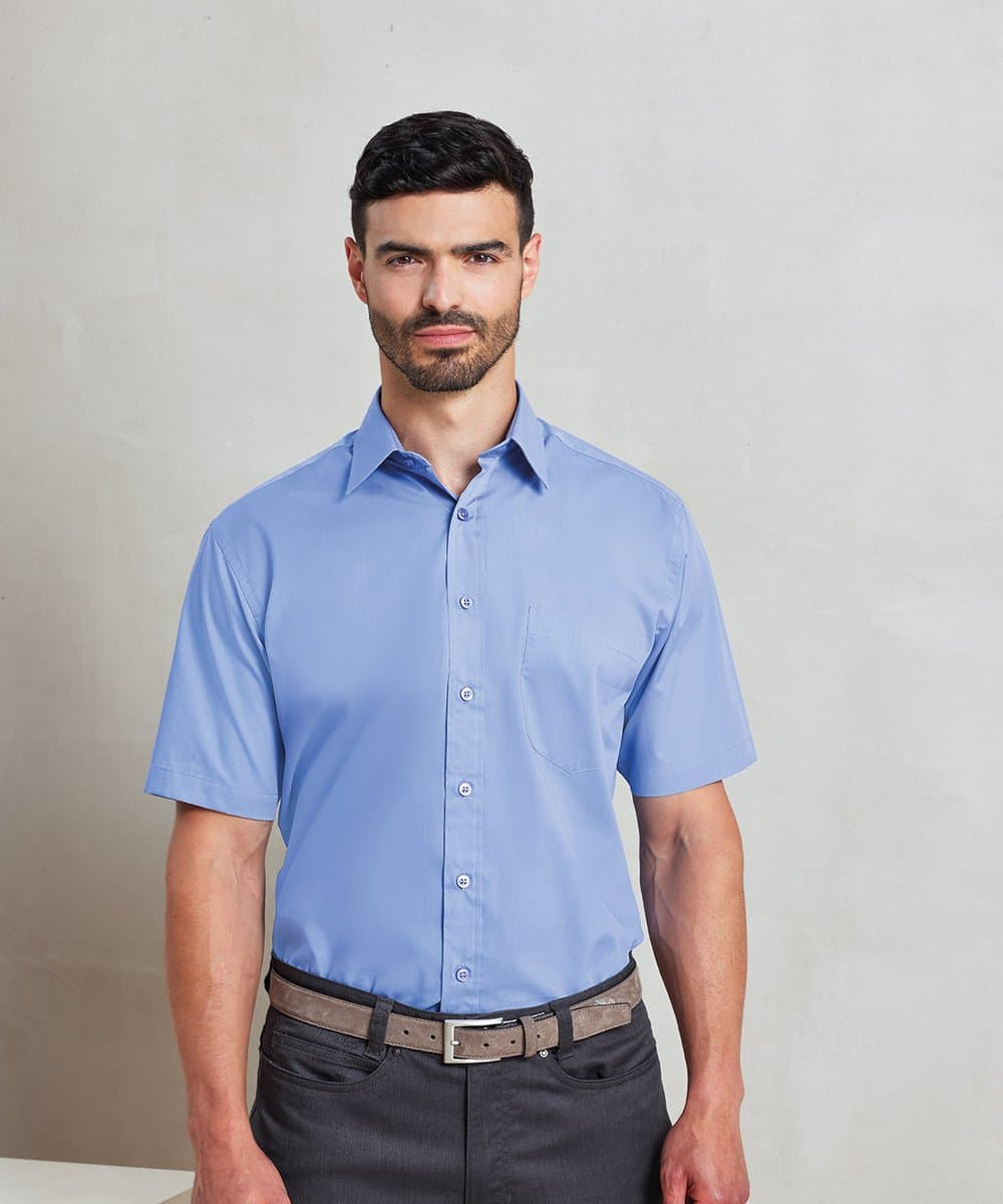 Short sleeve poplin shirt 1