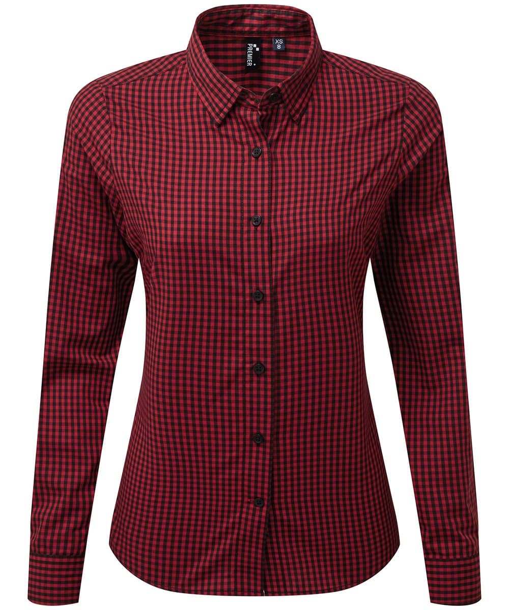 Women's Maxton check long sleeve shirt 2