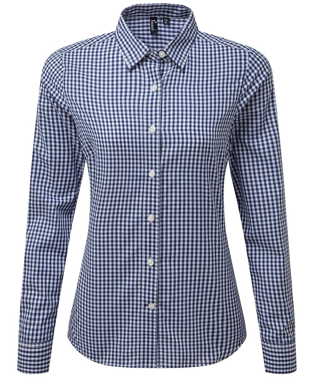 Women's Maxton check long sleeve shirt 4