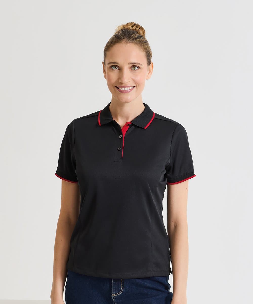 Women's contrast Coolchecker® polo 1