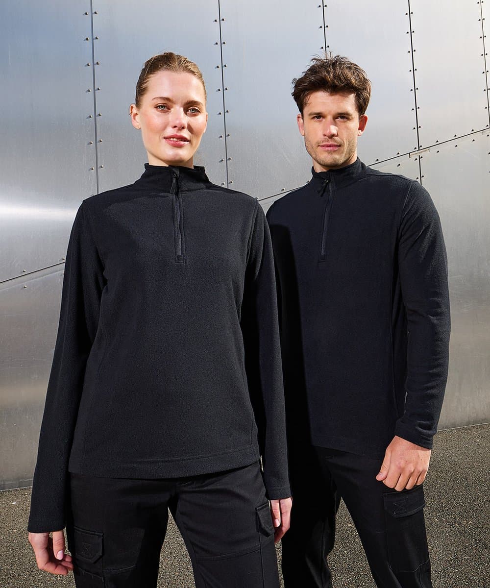 Unisex ‘Recyclight’ 1/4 zip microfleece 1