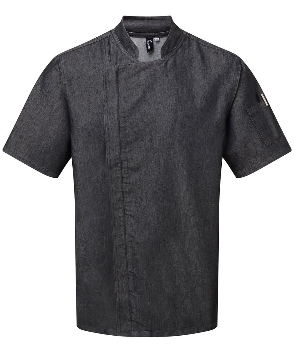 Chef's zip-close short sleeve jacket 2
