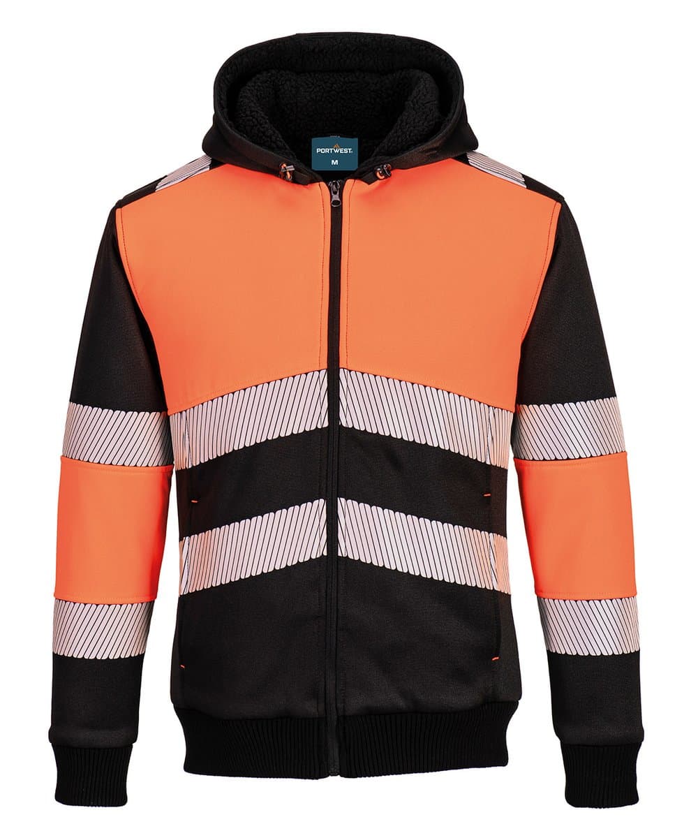 PW3 Hi-vis Class 1 winter hoodie (PW377) 2