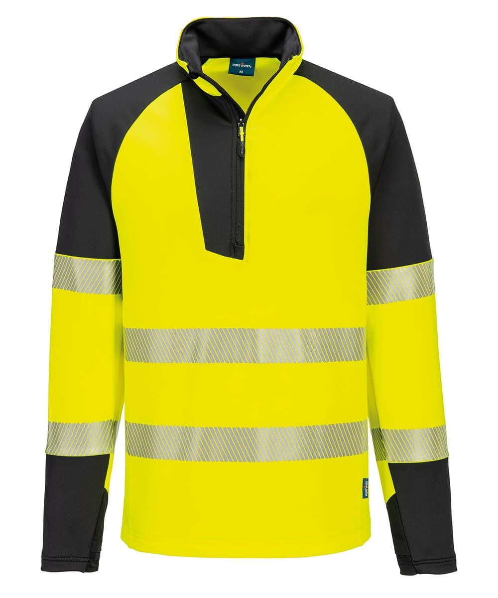 PW3 Hi-vis ¼-zip sweatshirt (T172) 3