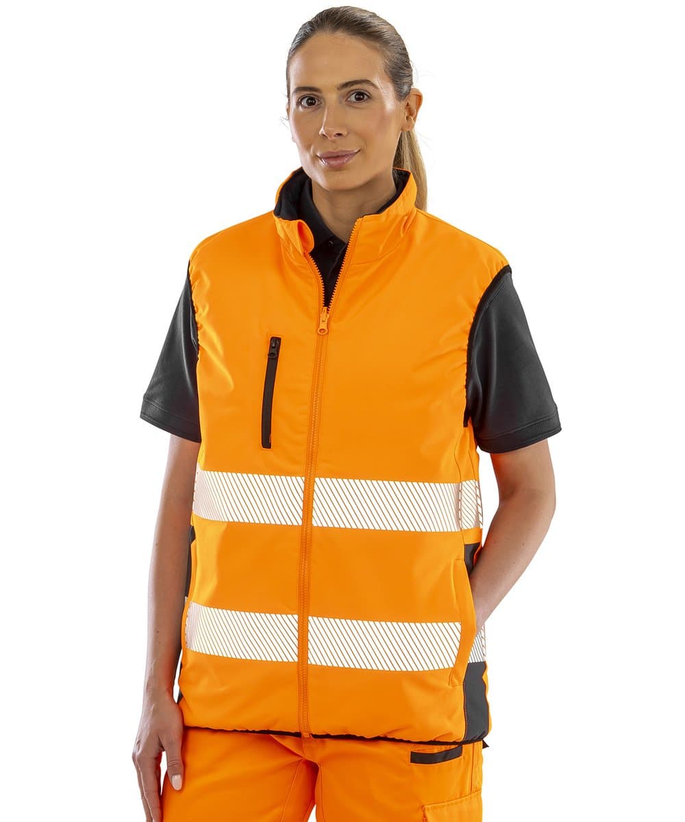 Reversible soft padded gilet