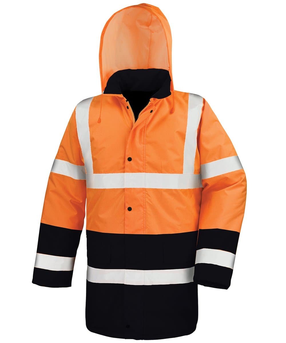 Motorway two-tone safety coat 2