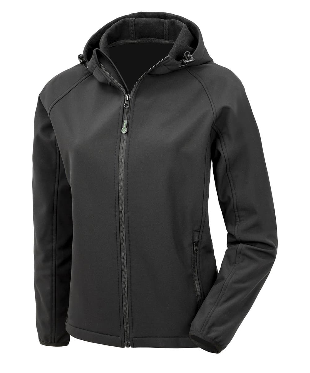 Women’s recycled 3-layer printable hooded softshell 2