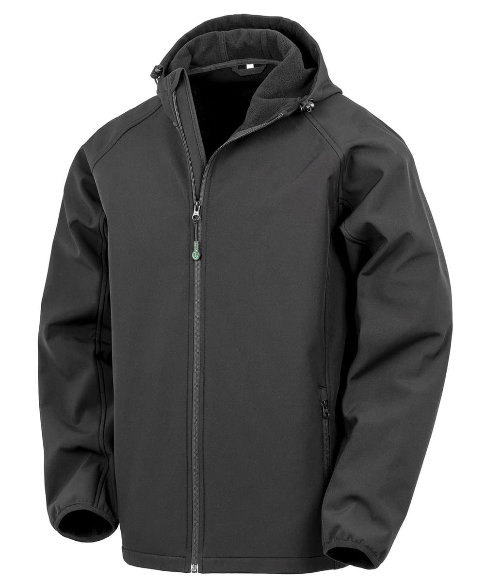 Recycled 3-layer printable hooded softshell 2