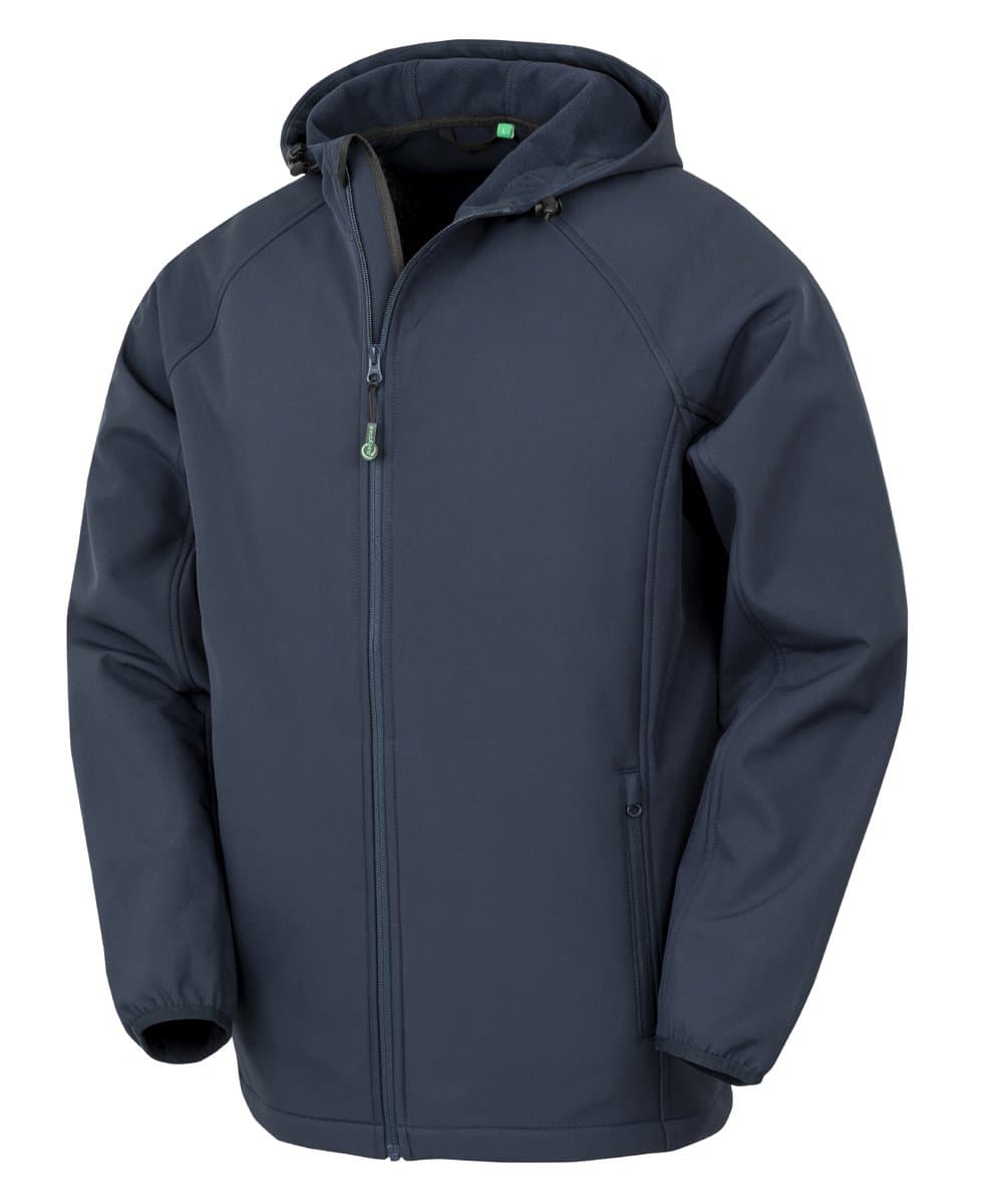 Recycled 3-layer printable hooded softshell 3