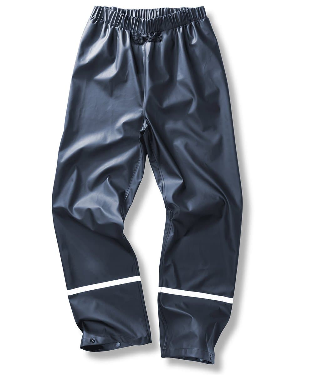 Prism PU waterproof trousers with reflective bands and recycled backing 3
