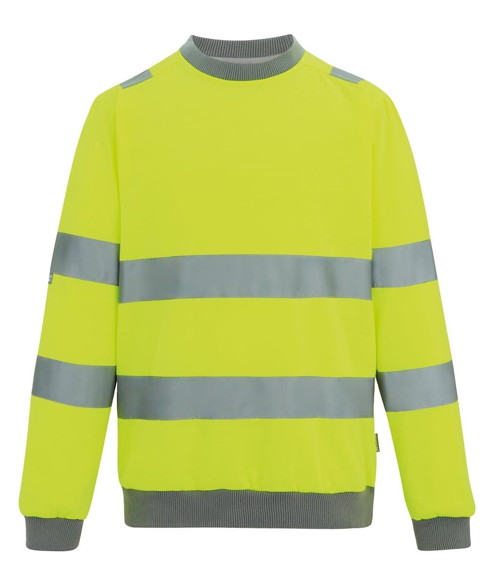Hi-vis Pro contrast crew neck sweatshirt 3