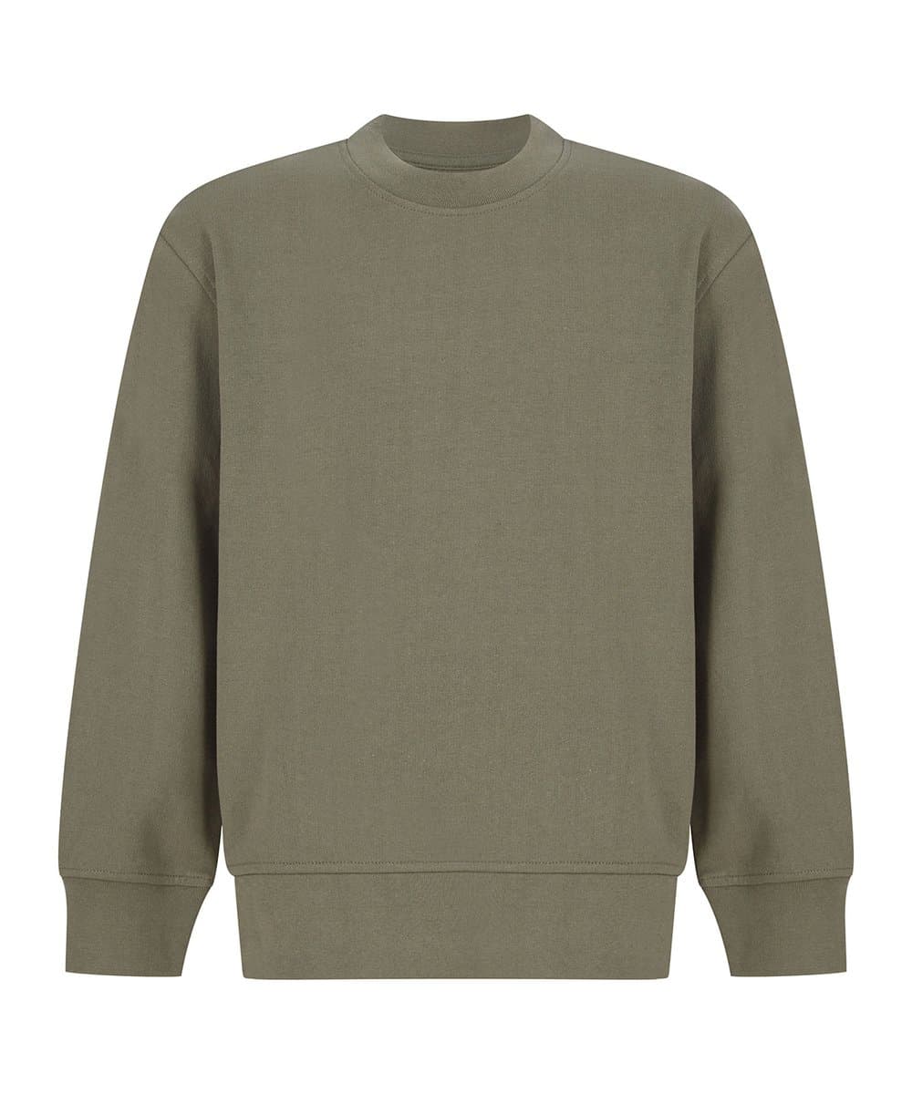 Kids sustainable fashion curved hem sweatshirt 4