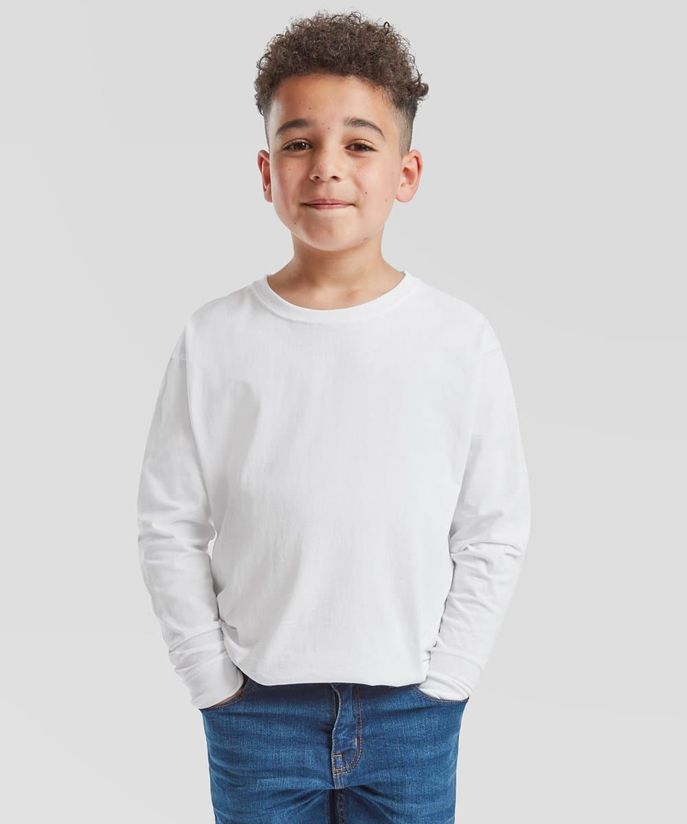 Kids long sleeve valueweight T 1