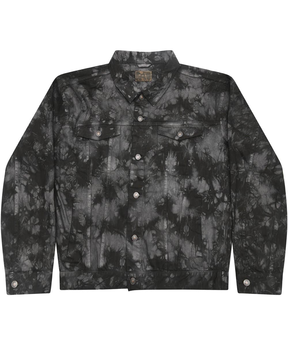 Tie-dye denim jacket 2