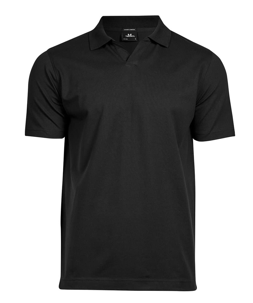 Luxury stretch v-neck polo (1404) 2