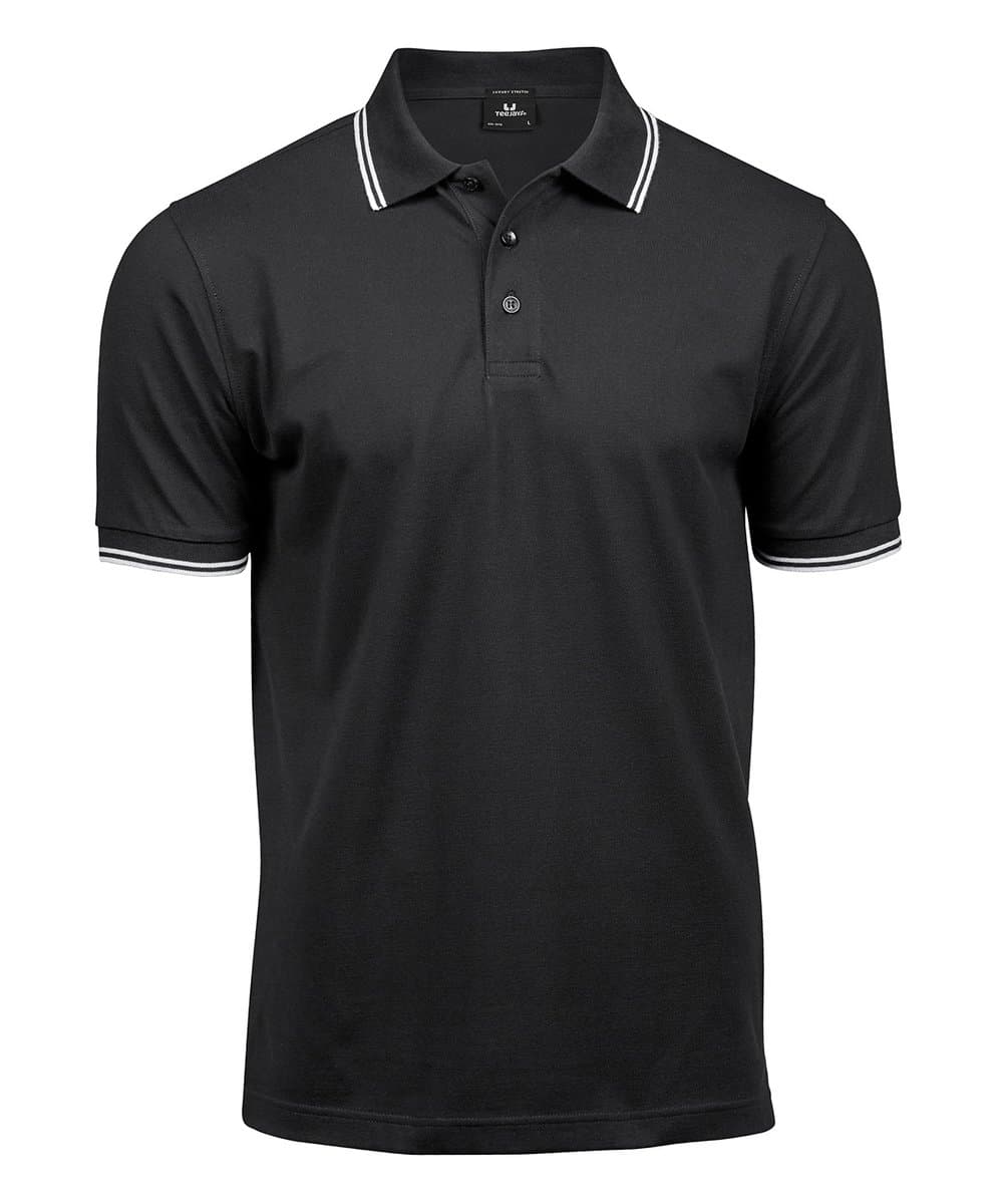 Luxury stripe stretch polo (1407) 2