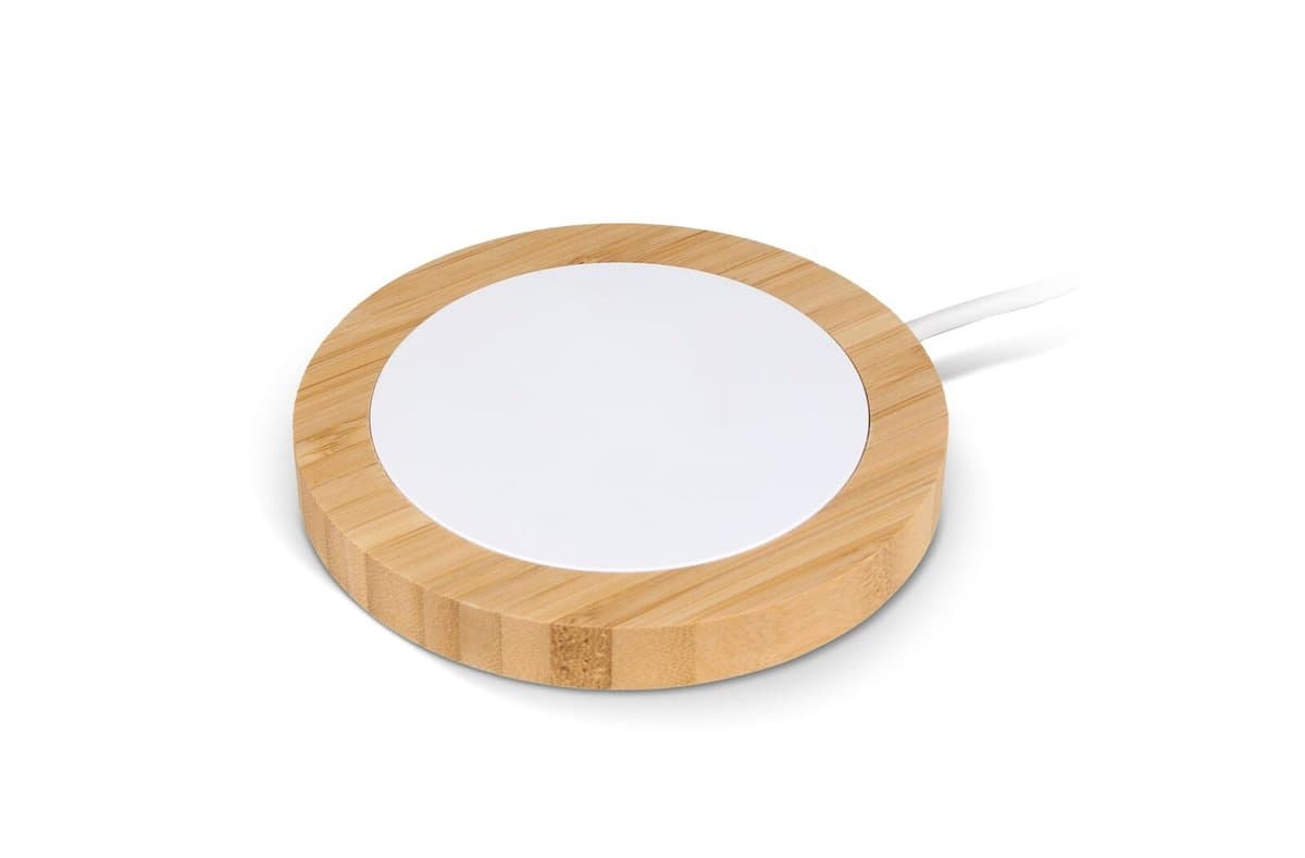 Wireless charger bamboo & RABS 15W 2