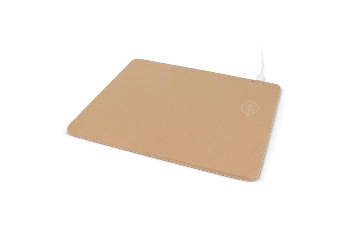Mousepad with wireless charger recycled paper 2