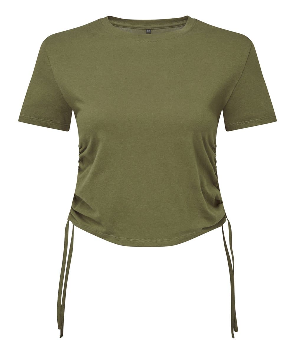 Women's TriDri® ruched crop top 4