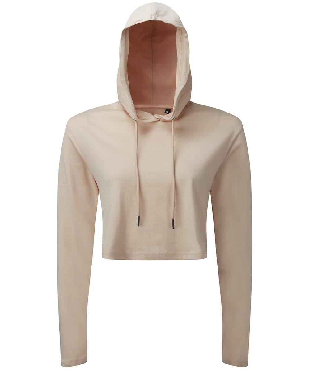 Women's TriDri® cropped hooded long sleeve t-shirt 4