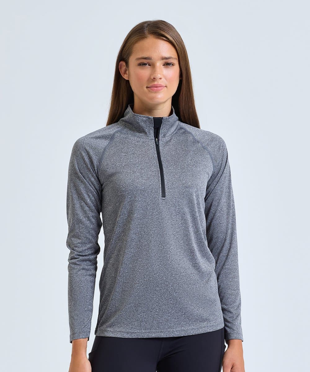 Women's TriDri® long sleeve performance ¼ zip 1