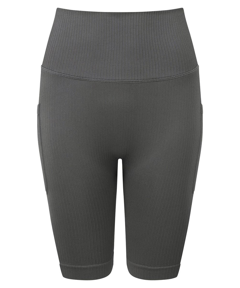 Women's TriDri® ribbed seamless 3D fit" cycle shorts" 3
