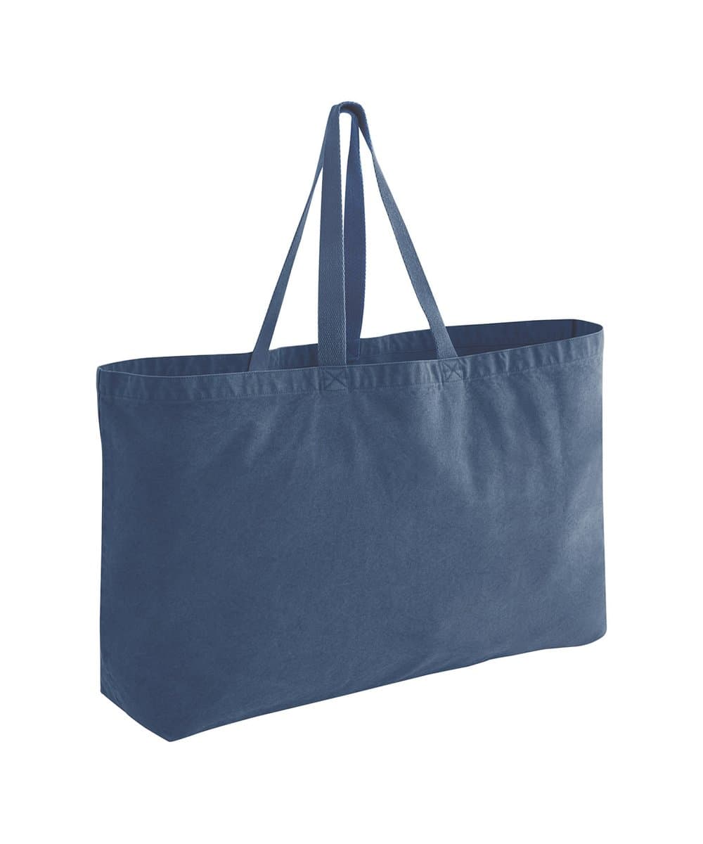 Garment-dyed oversized tote bag 3