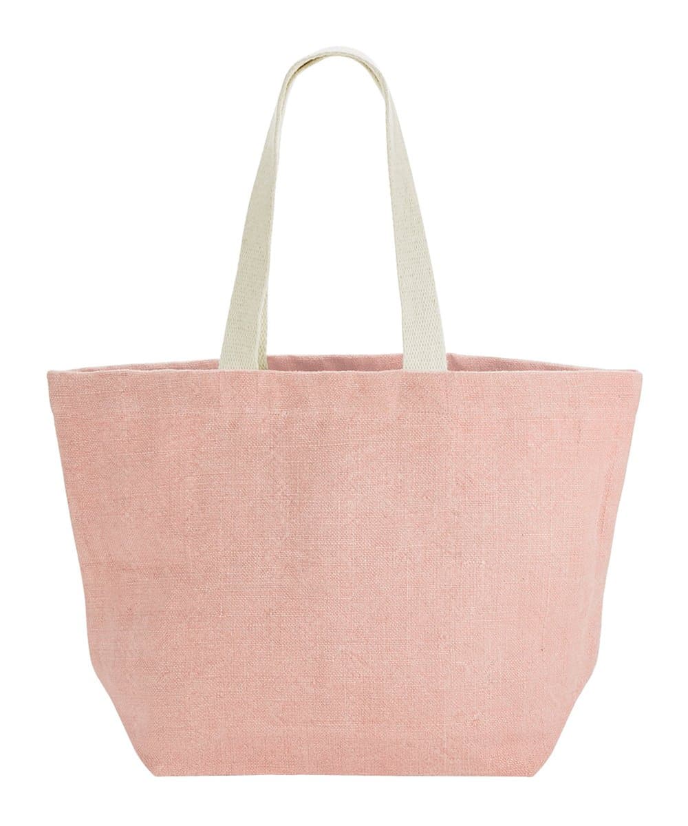 Soft washed jute beach bag 2
