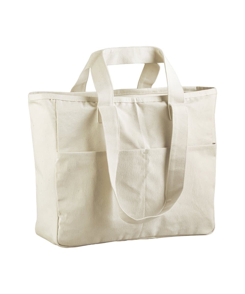Double-handle cargo pocket tote 4