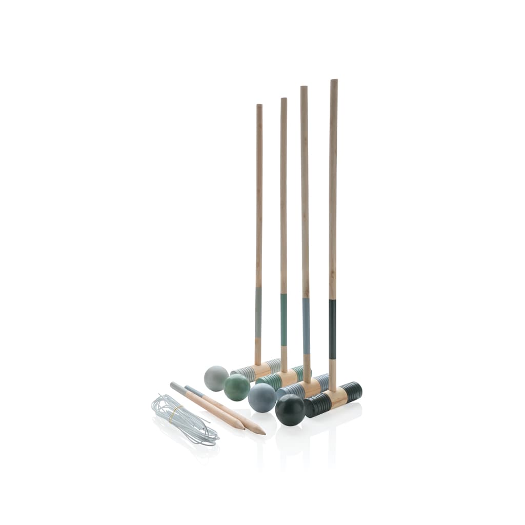 Wooden croquet set 2