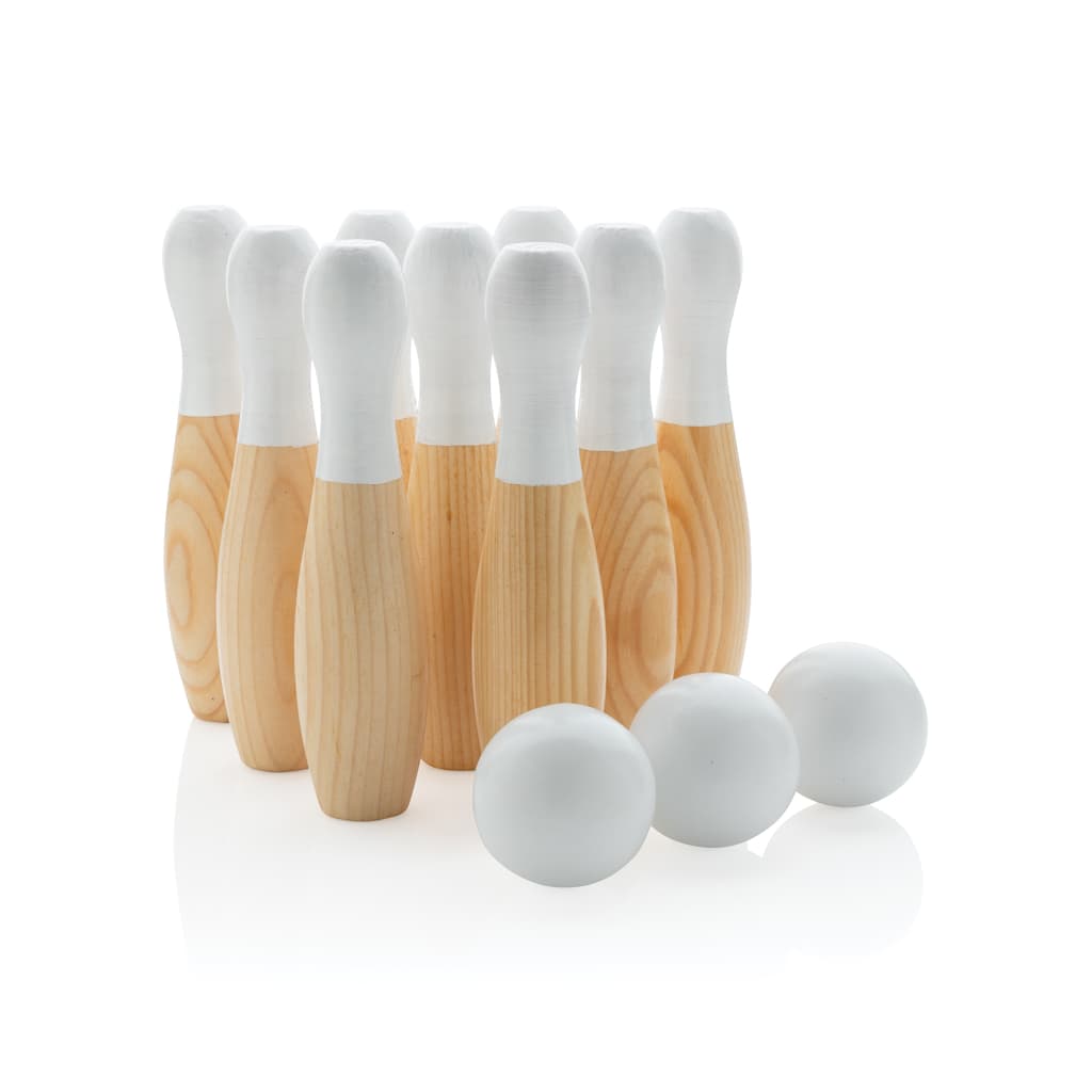 Wooden skittles set 2