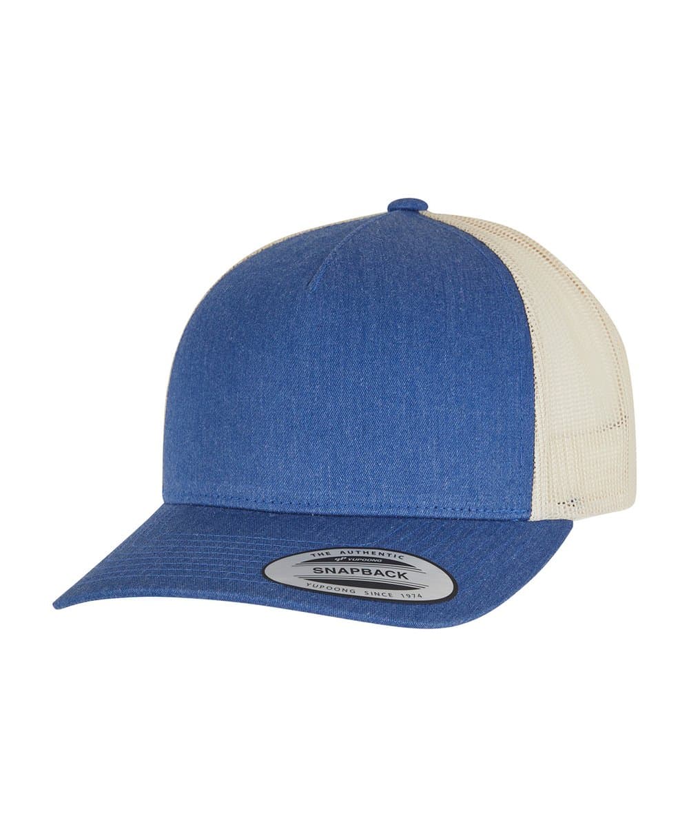 5-panel retro trucker 2-tone cap (6506T) 3