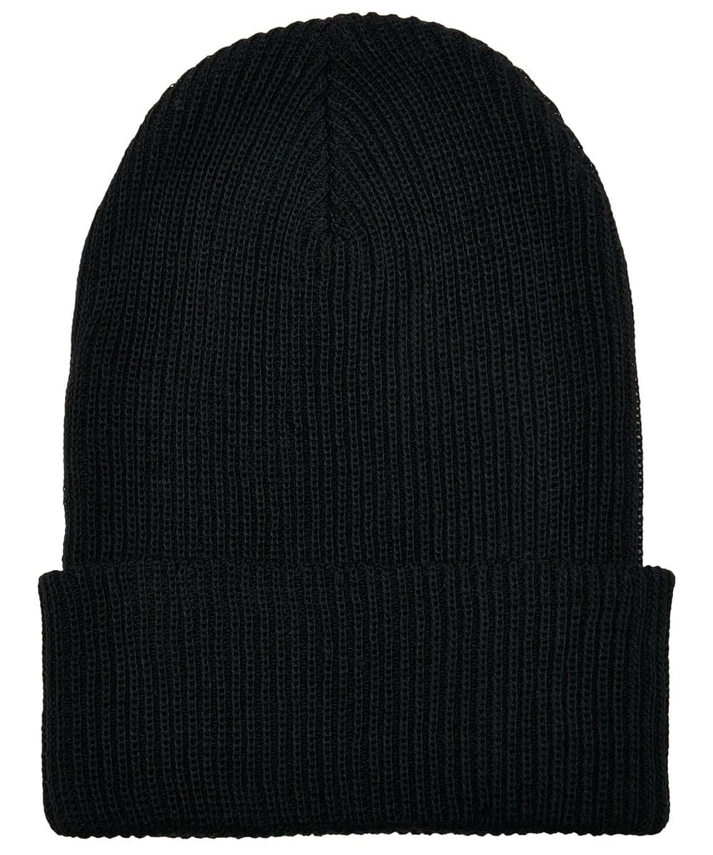 Recycled yarn ribbed knit beanie (1504RY) 2
