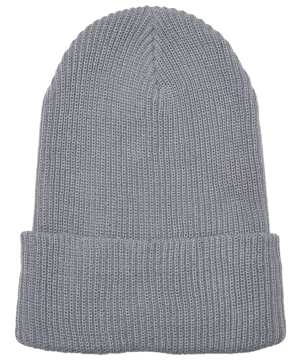 Recycled yarn ribbed knit beanie (1504RY) 3