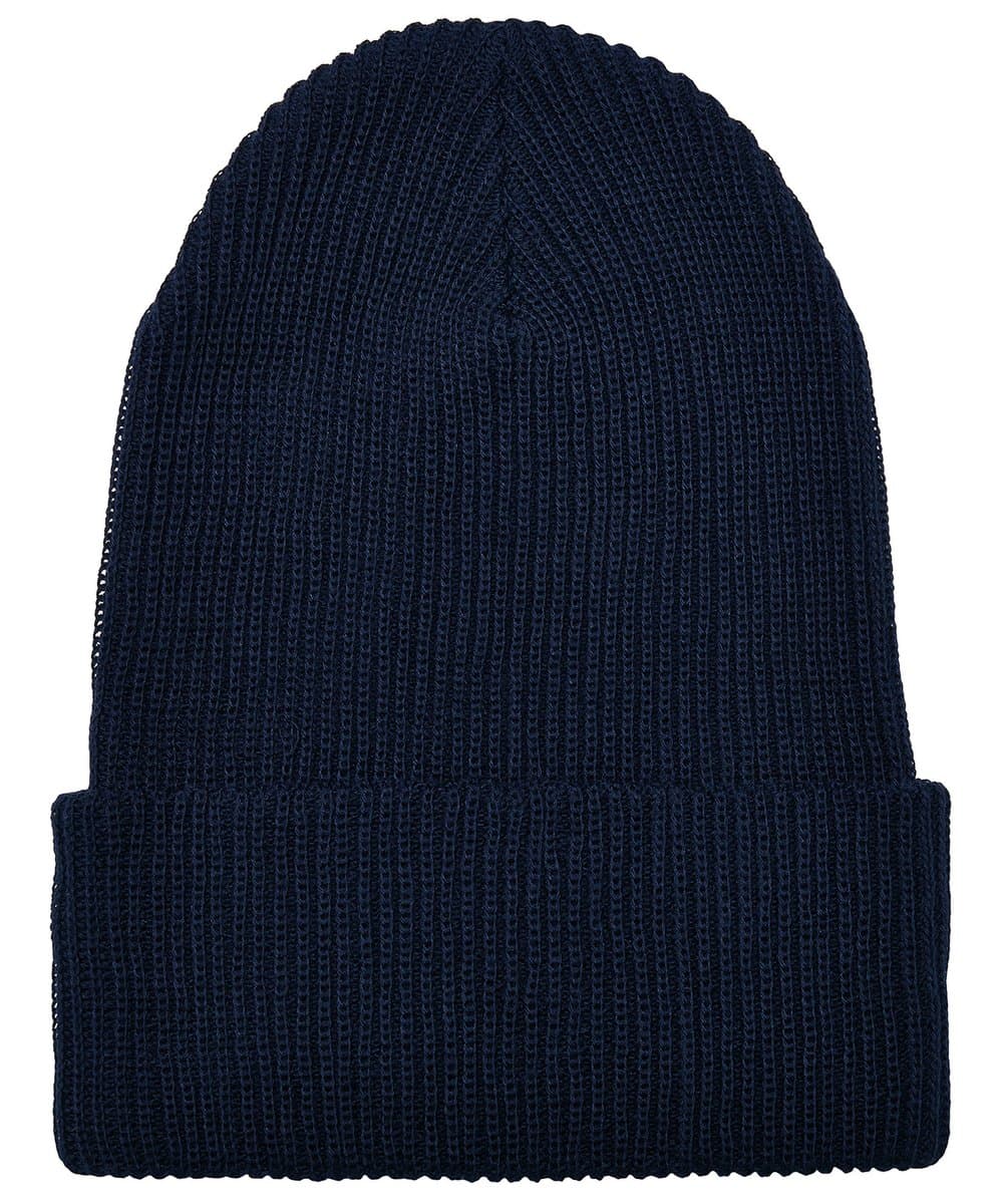 Recycled yarn ribbed knit beanie (1504RY) 4