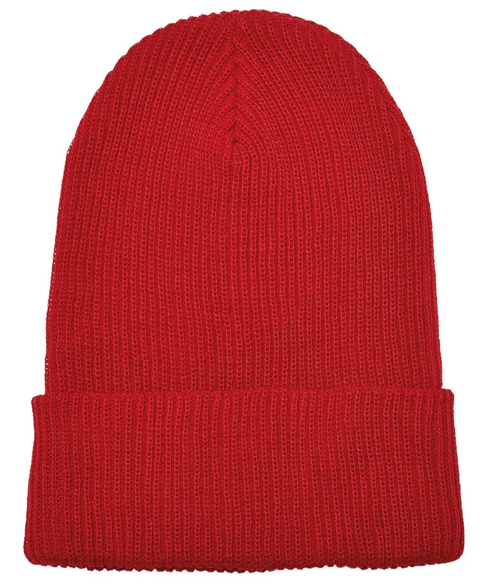 Recycled yarn ribbed knit beanie (1504RY) 5