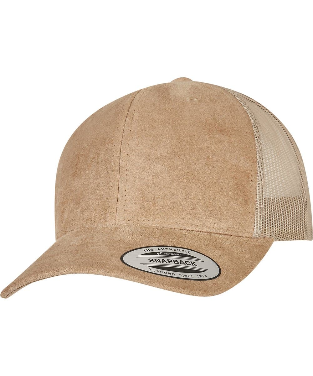Imitation suede leather trucker cap (6606SU) 3
