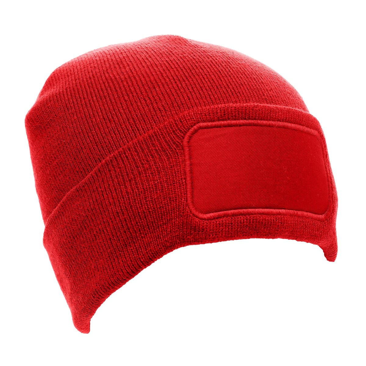 Recycled Rectangular Patch Beanie Hat 4