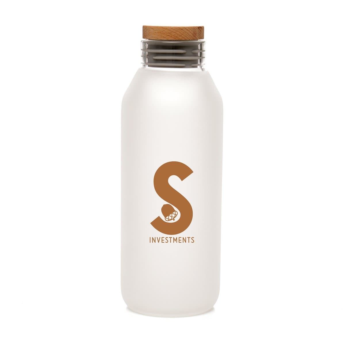 Soren 570ml Translucent Glass Bottle 2