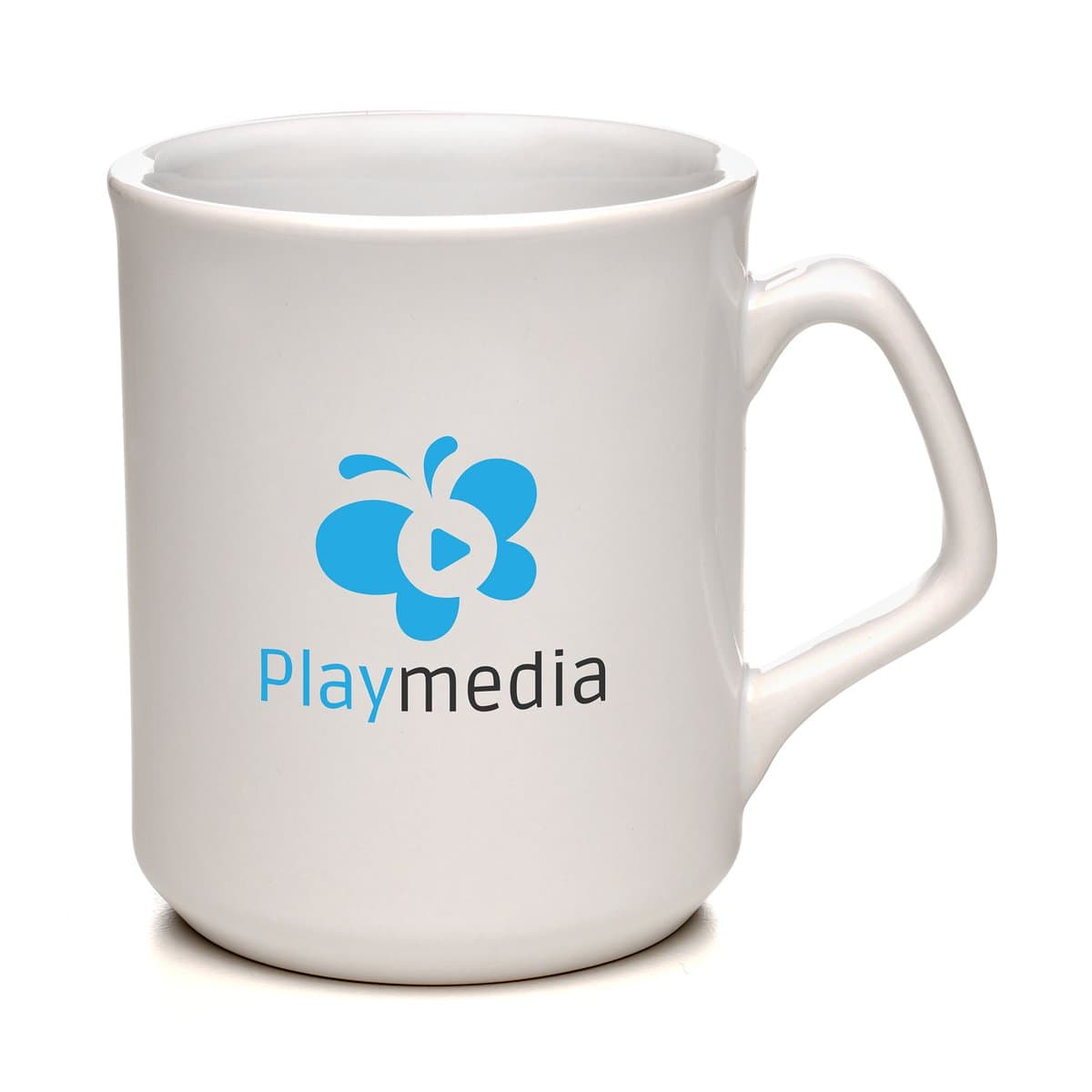 Sparta White Gloss Finish Mug 2