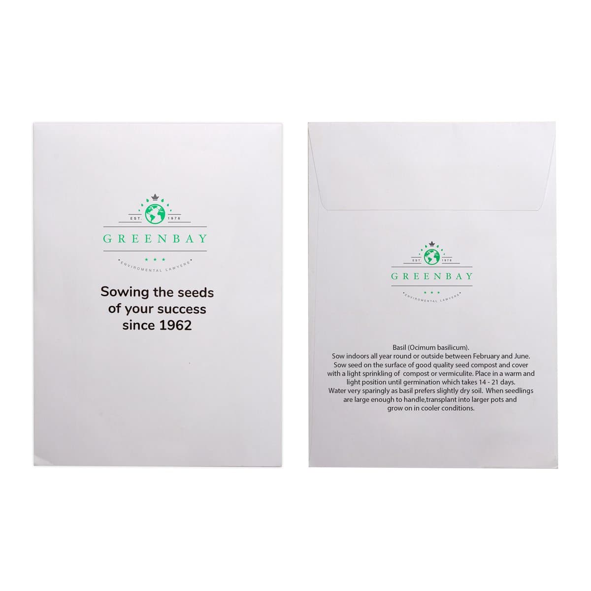 White Paper Seed Envelope 5