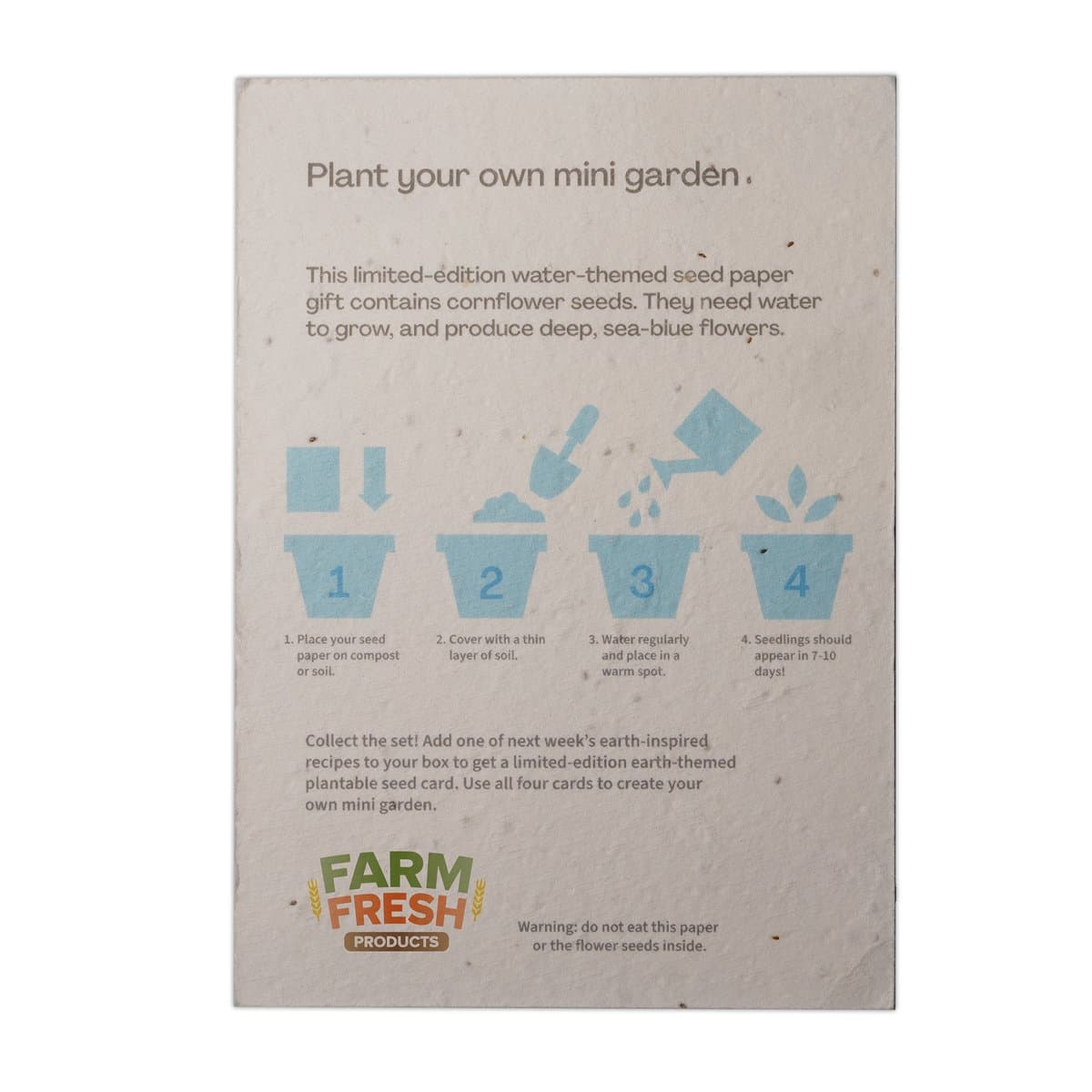 A6 Seed Paper Postcard 3