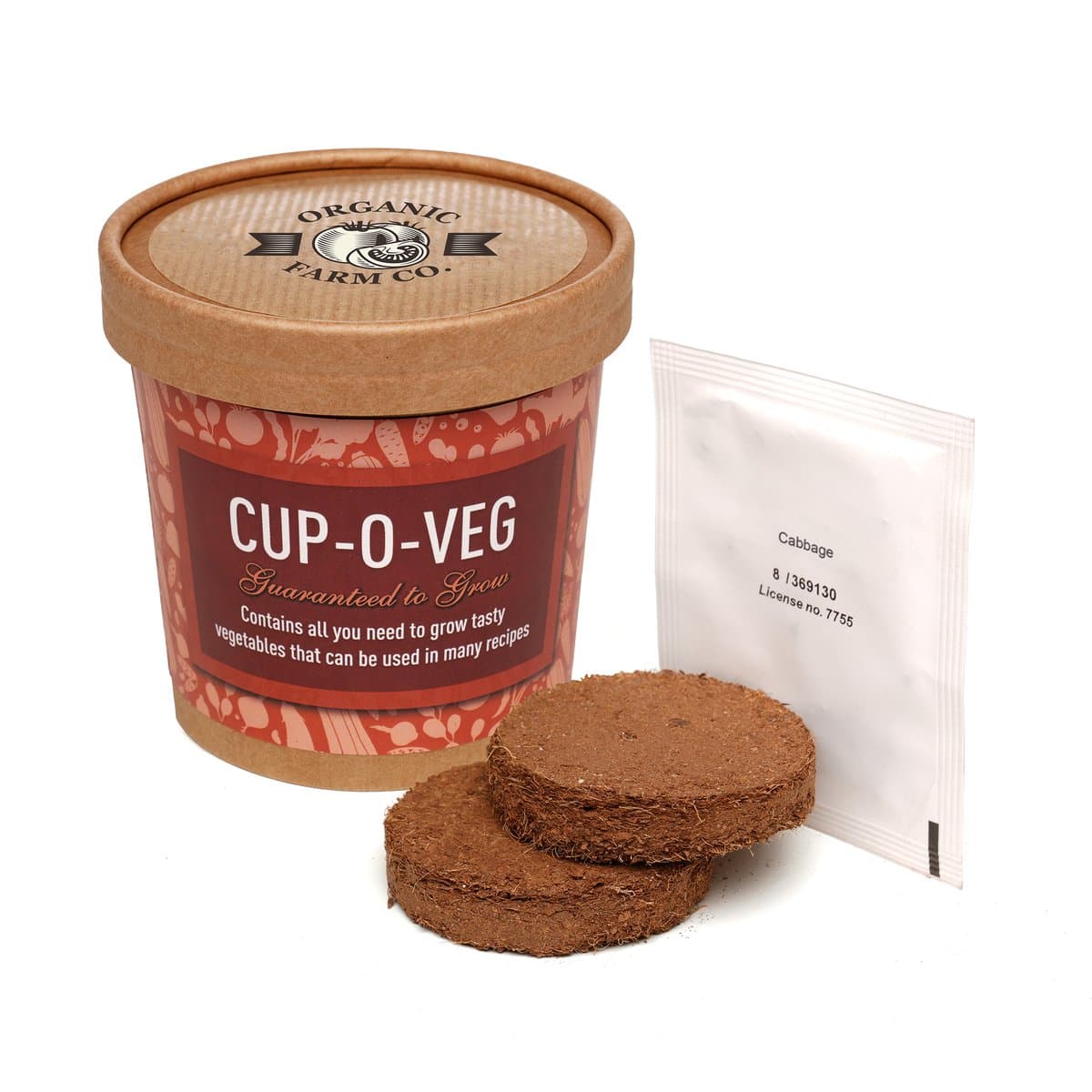Natural Cup-O-Veg Grow Kit 3