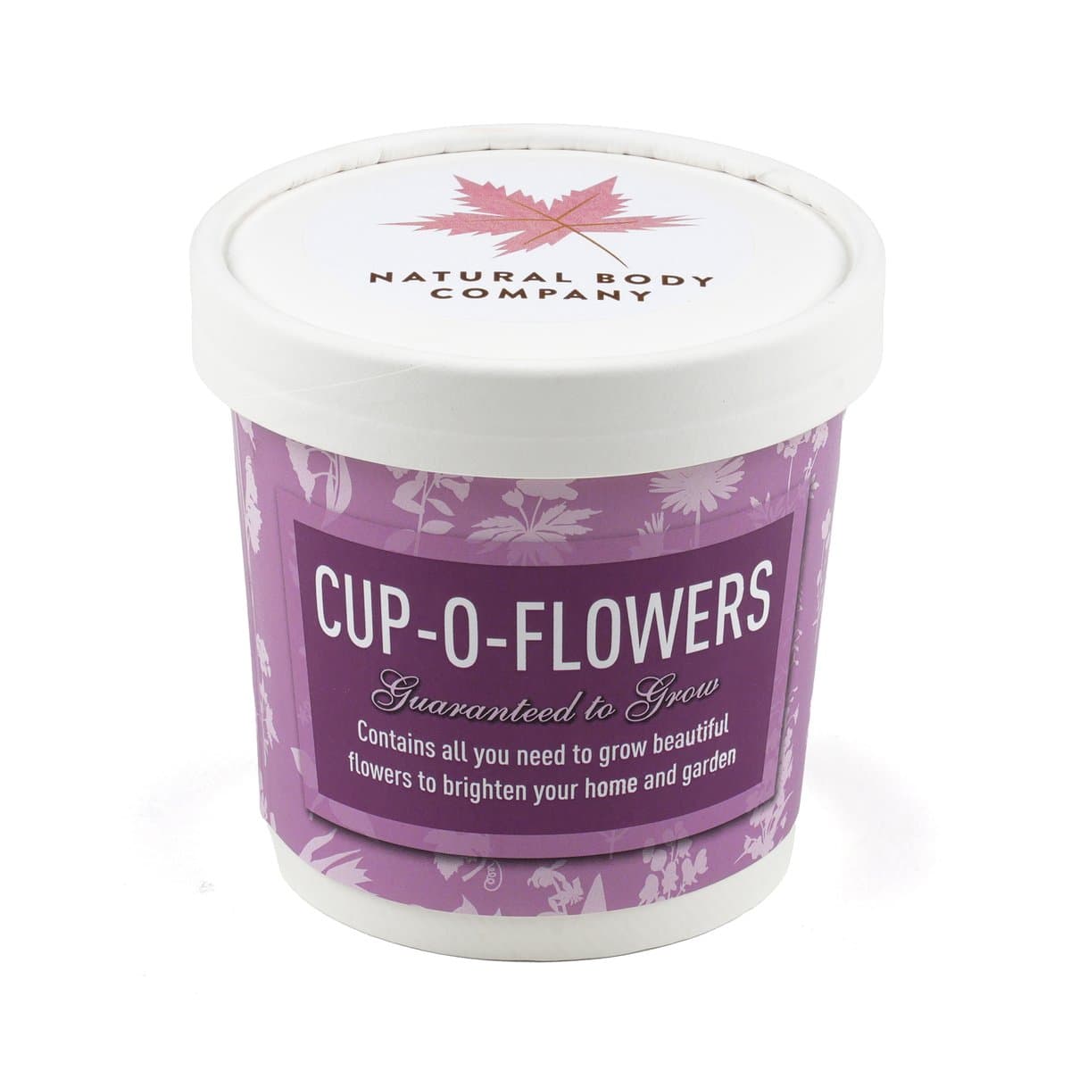 White Cup-O-Flowers Grow Kit 4