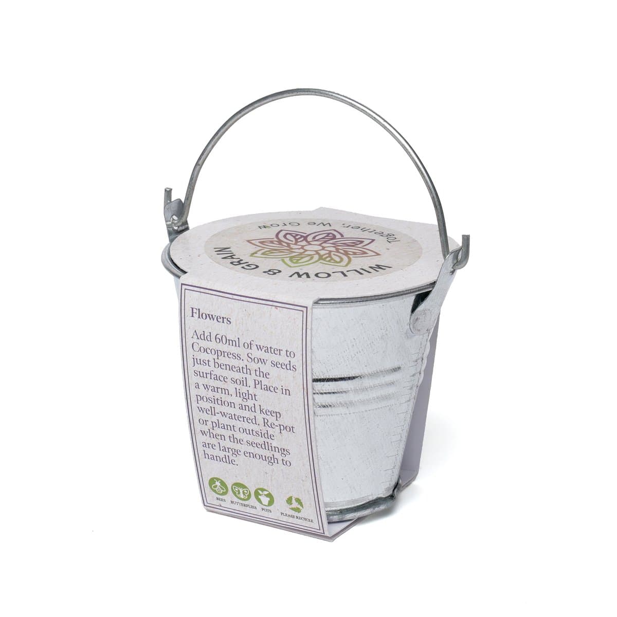 Silver Mini Bucket Grow Kit 3